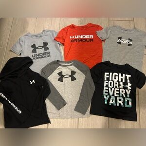 Under Armour lot boys size 5